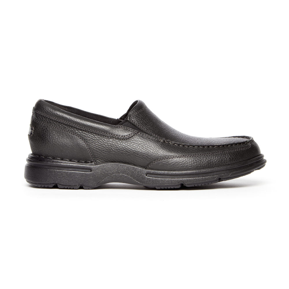 Rockport Mens ProWalker Eureka Plus - Slip-On Black - DHT365792